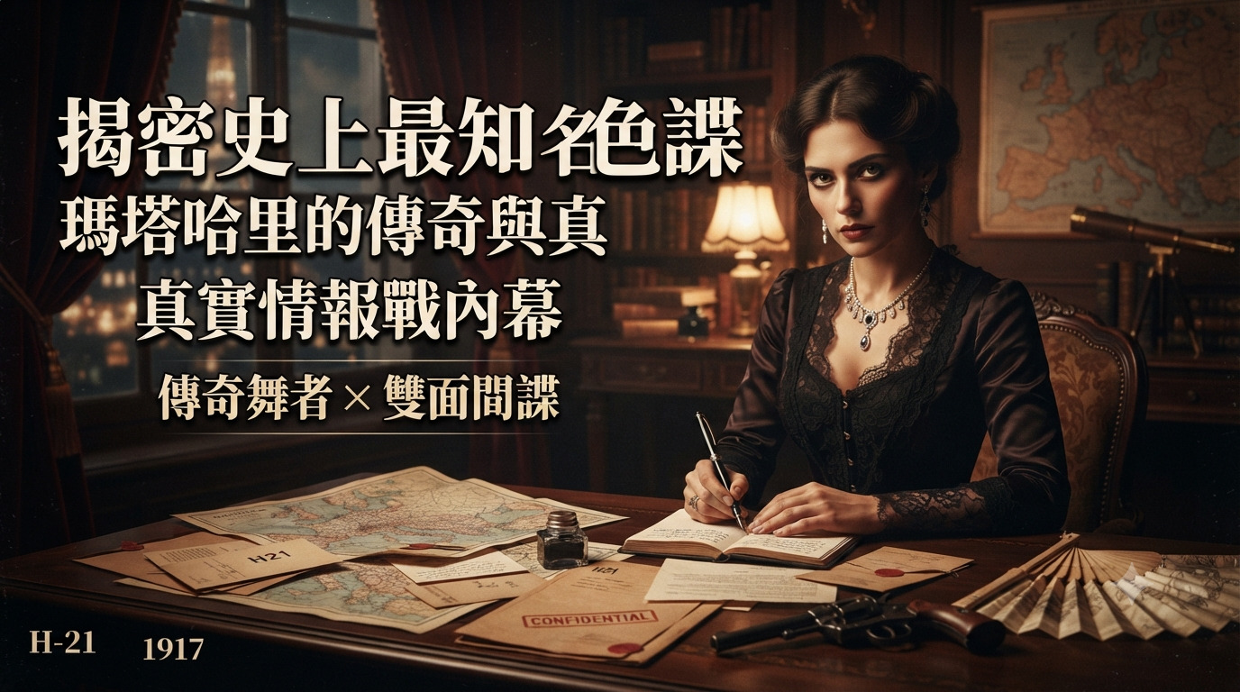 揭密史上最知名色諜：瑪塔哈里的傳奇與真實情報戰內幕